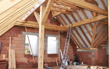 Widows Row attic trusses