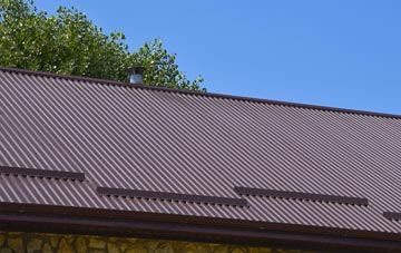 typical Widows Row corrugated roof uses