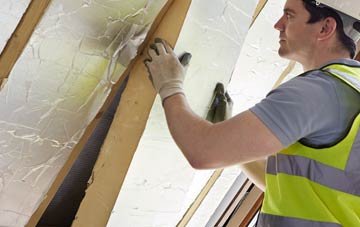 Widows Row loft insulation