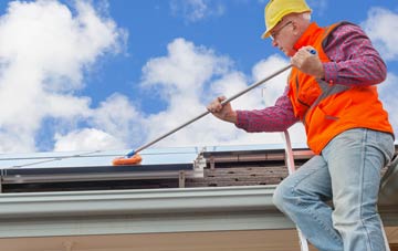 Widows Row soft wash roof cleaning